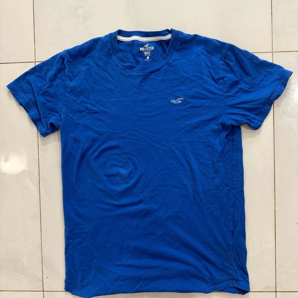 Hollister blue cotton T-Shirt